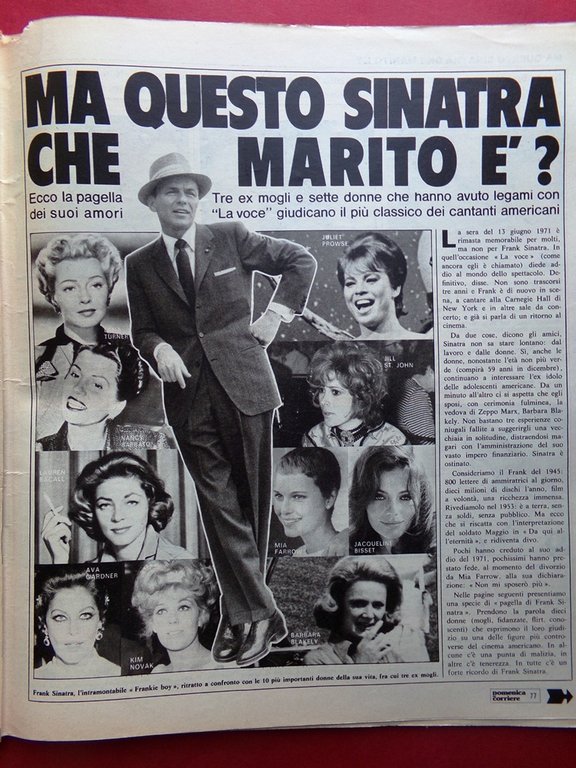 La Domenica del Corriere 28 Aprile 1974 Bardot Etiopia Murri …