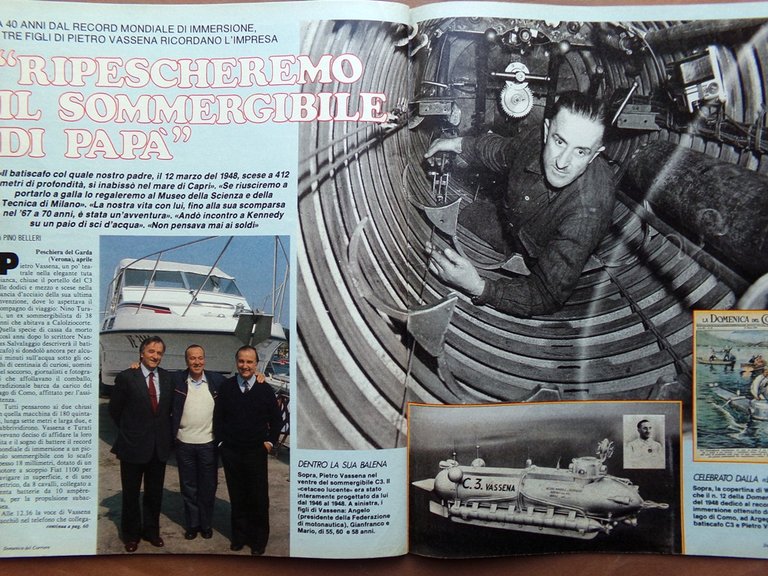 La Domenica del Corriere 28 Aprile 1988 Corrado Zenga Vassena …