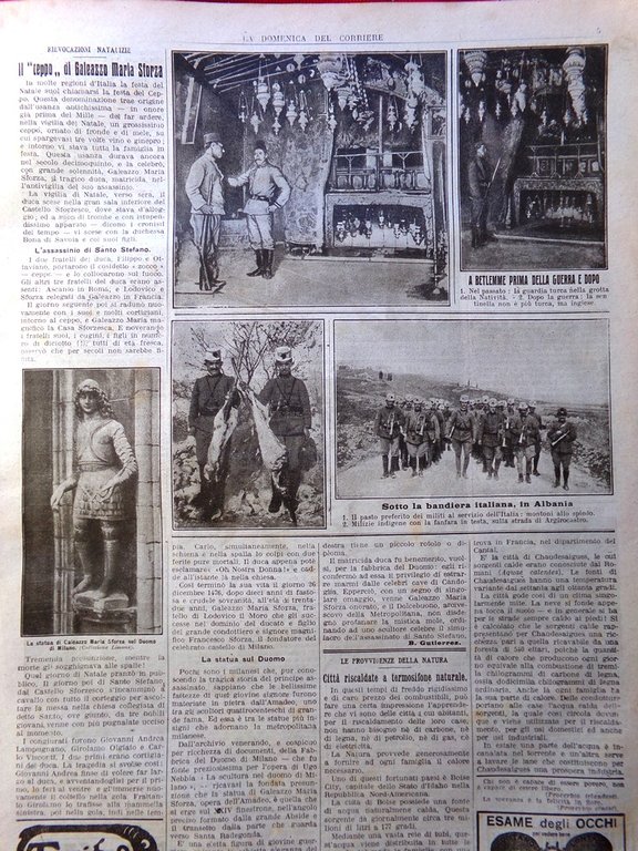 La Domenica del Corriere 28 Dicembre 1919 Ceppo Sforza Carpentier …