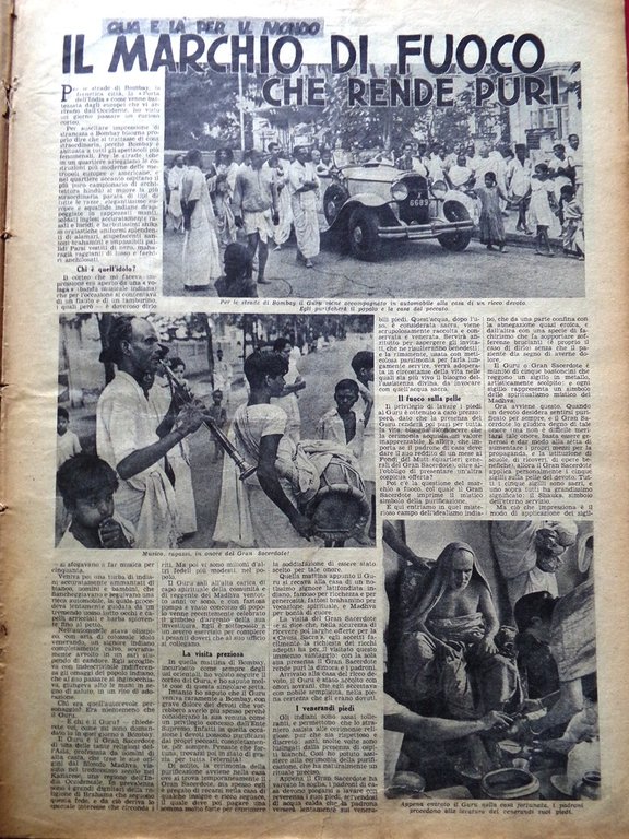 La Domenica del Corriere 28 Gennaio 1939 India Fuoco Bonaparte … | Immagine Gallery 4