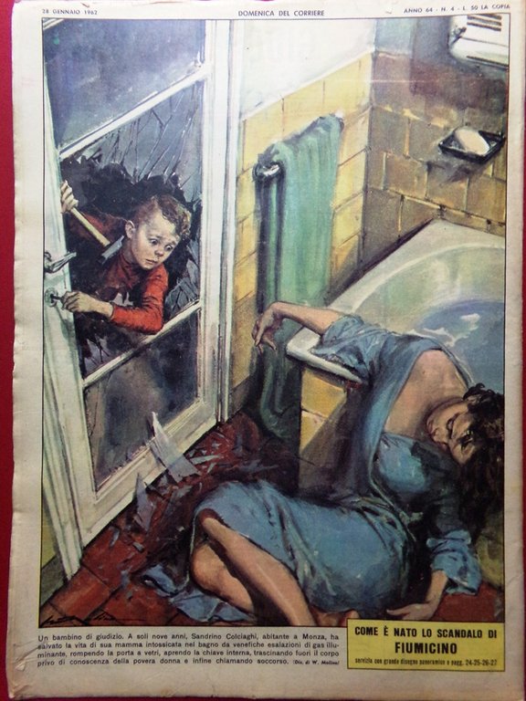 La Domenica del Corriere 28 Gennaio 1962 Dischi Volanti Twist … | Immagine Gallery 7