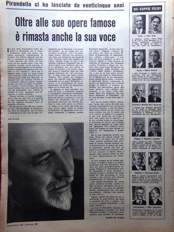 La Domenica del Corriere 28 Gennaio 1962 Dischi Volanti Twist … | Immagine Gallery 8