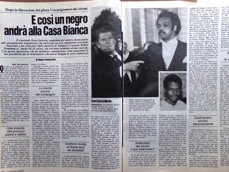 La Domenica del Corriere 28 Gennaio 1984 Tortora Jackson Sinopoli …