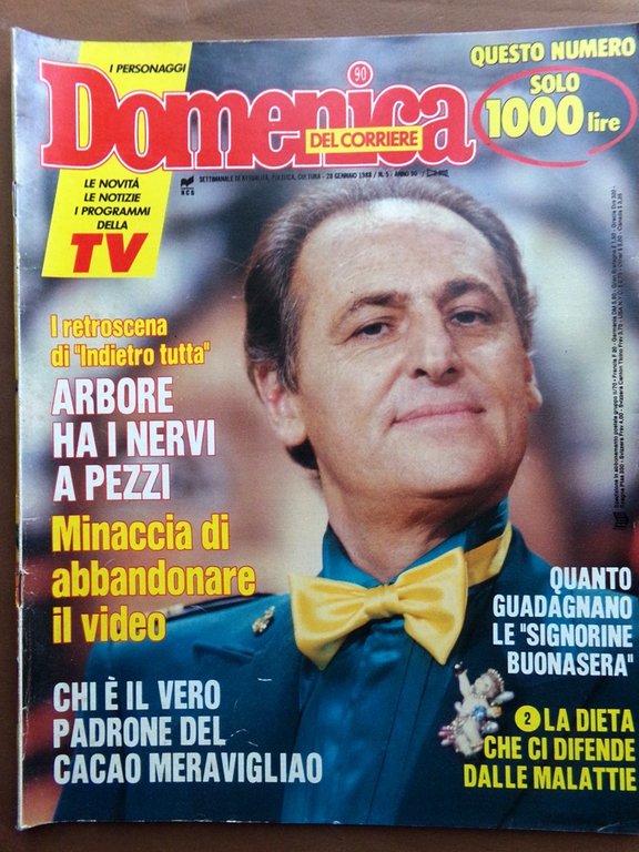 La Domenica del Corriere 28 Gennaio 1988 Arbore Ava Gardner … | Immagine Gallery 1