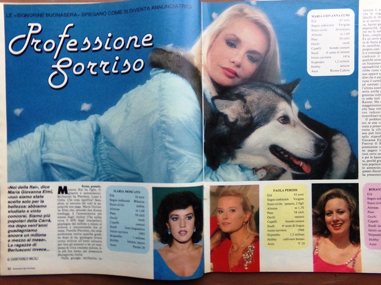 La Domenica del Corriere 28 Gennaio 1988 Arbore Ava Gardner …