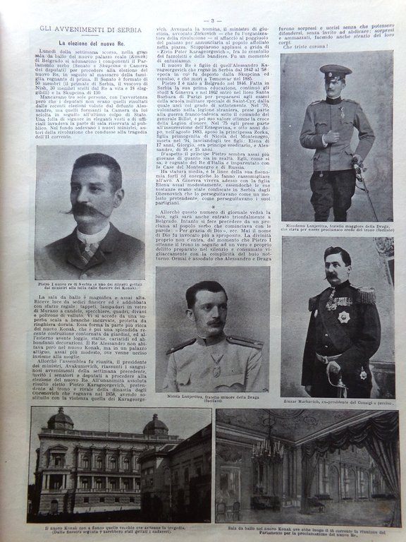 La Domenica del Corriere 28 Giugno 1903 Palombella Orvieto Re …