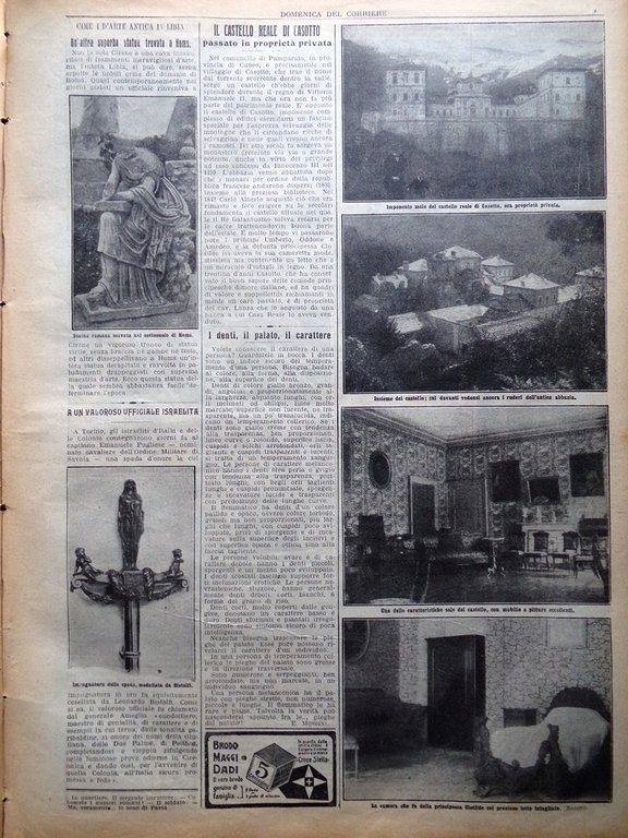 La Domenica del Corriere 28 Giugno 1914 Castello Casotto Albania …