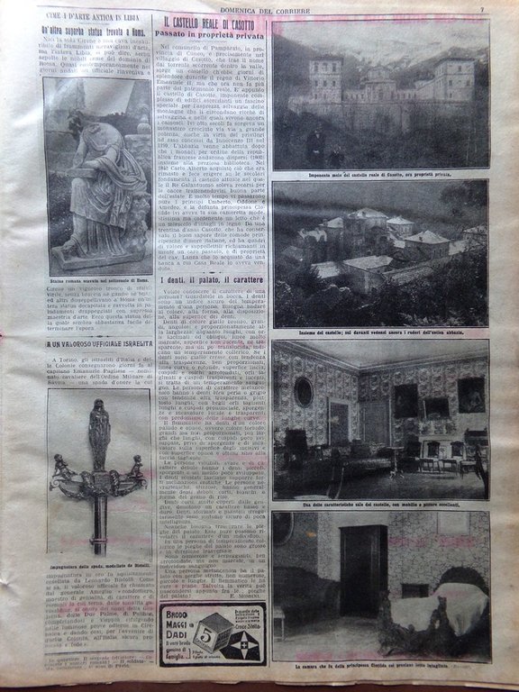 La Domenica del Corriere 28 Giugno 1914 Castello Casotto Albania …