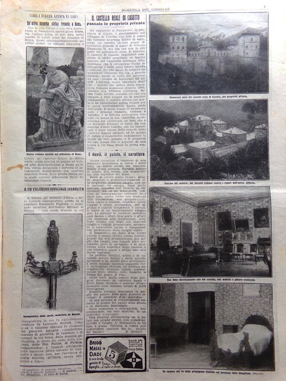 La Domenica del Corriere 28 Giugno 1914 Castello Casotto Albania …