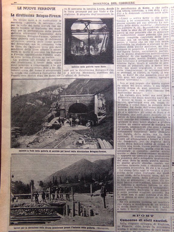 La Domenica del Corriere 28 Giugno 1914 Castello Casotto Albania …