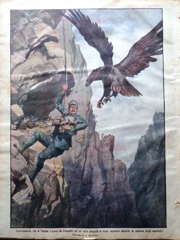 La Domenica del Corriere 28 Giugno 1914 Castello Casotto Albania …