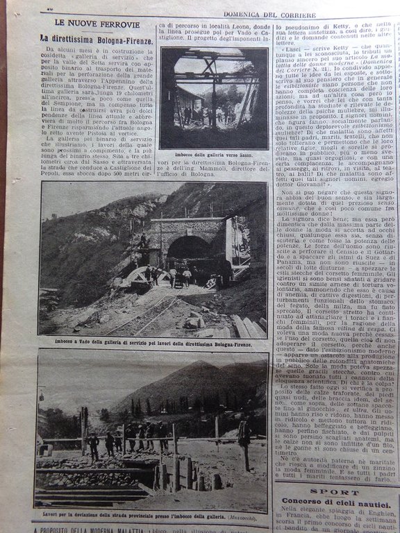 La Domenica del Corriere 28 Giugno 1914 Castello Casotto Albania …