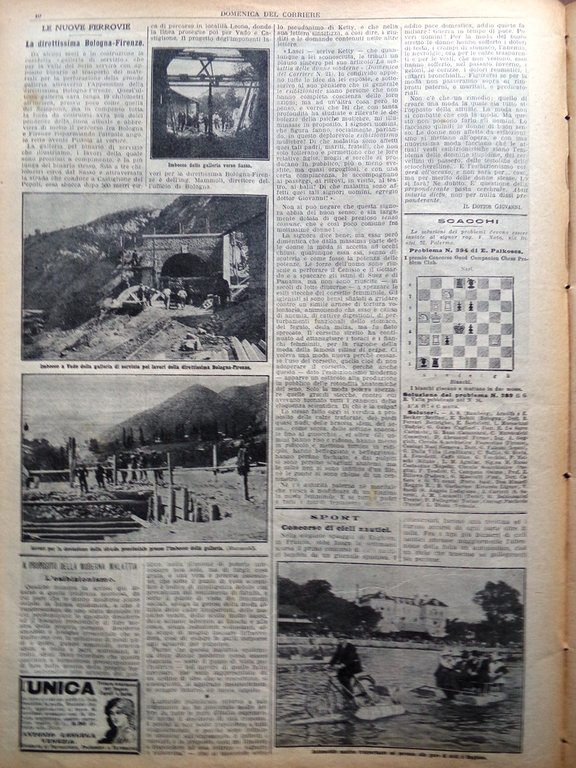 La Domenica del Corriere 28 Giugno 1914 Castello Casotto Albania …