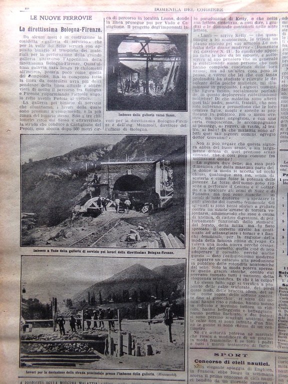 La Domenica del Corriere 28 Giugno 1914 Castello Casotto Albania …