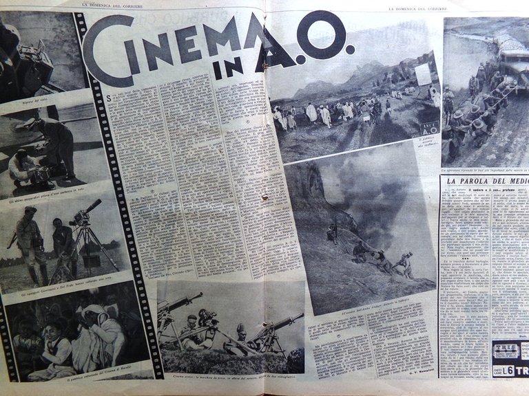 La Domenica del Corriere 28 Giugno 1936 Aiglon Yubdo Graziani …