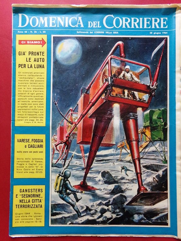 La Domenica del Corriere 28 Giugno 1964 Luna Kennedy Mummia … | Immagine Gallery 1