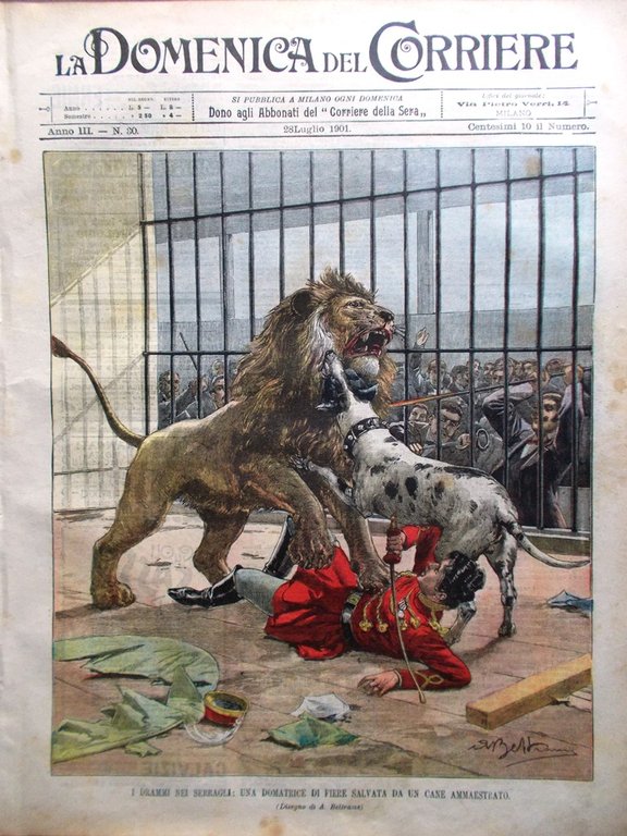 La Domenica del Corriere 28 Luglio 1901 Studenti Parigini Ferrara … | Immagine Gallery 1