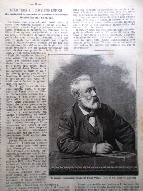 La Domenica del Corriere 28 Luglio 1901 Studenti Parigini Ferrara …