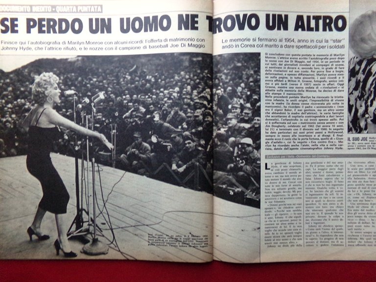 La Domenica del Corriere 28 Luglio 1974 Modugno Marilyn Alicudi …