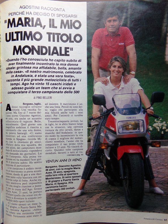 La Domenica del Corriere 28 Luglio 1988 Demetrios Agostini Fiorio …
