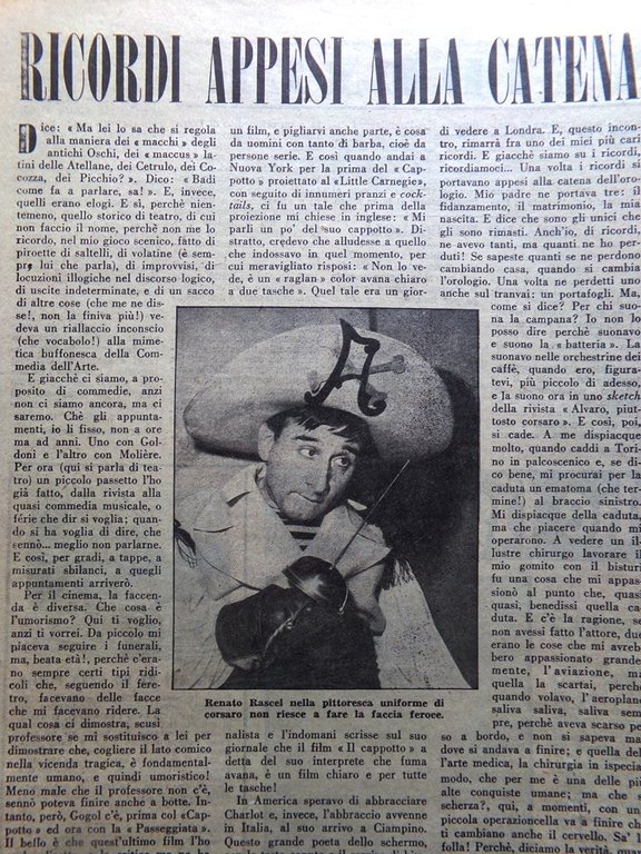 La Domenica del Corriere 28 Marzo 1954 Lerici Rascel Ava …