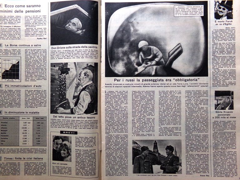 La Domenica del Corriere 28 marzo 1965 Russia Spazio Zecchino … | Immagine Gallery 2