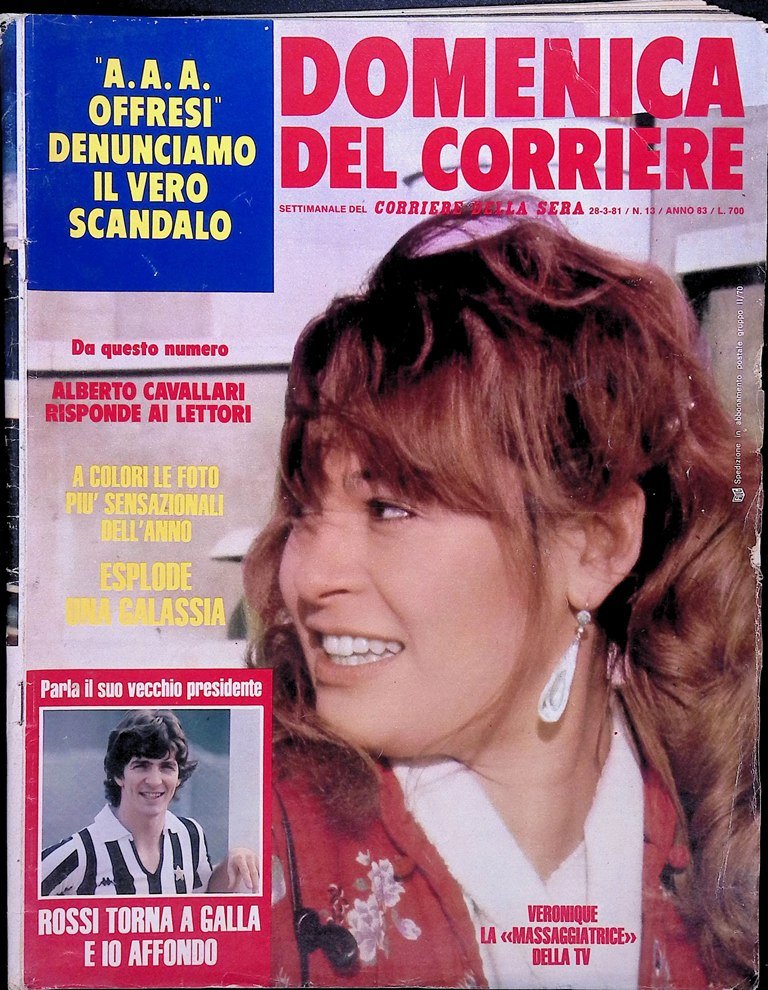 La Domenica del Corriere 28 Marzo 1981 Lady Diana Sinisgalli …