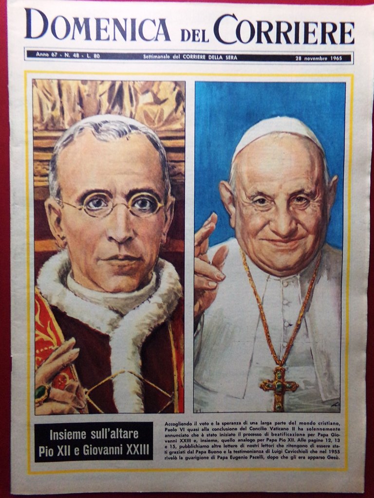 La Domenica del Corriere 28 Novembre 1965 Nenni Gimondi Cervi … | Immagine principale