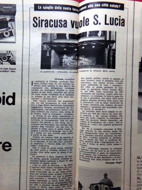 La Domenica del Corriere 28 Novembre 1965 Nenni Gimondi Cervi … | Immagine Gallery 4