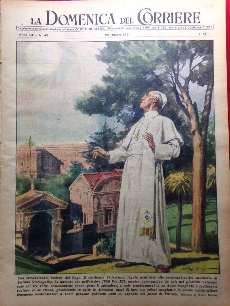 La Domenica del Corriere 28 Ottobre 1951 Canale Suez Andreu …