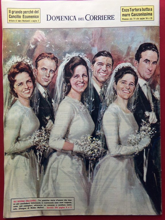 La Domenica del Corriere 28 Ottobre 1962 Alieni Gardini Brumel … | Immagine Gallery 3