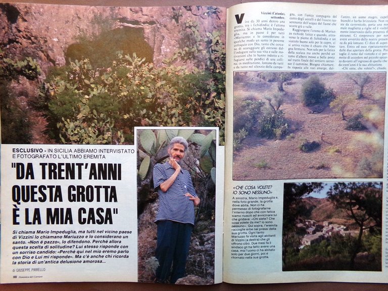 La Domenica del Corriere 28 Settembre 1989 De Greiff Hemingway …