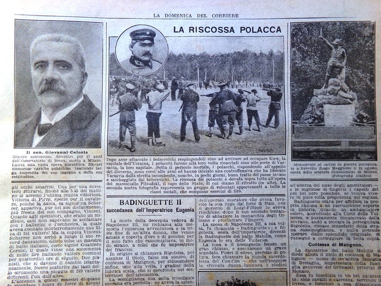 La Domenica del Corriere 29 Agosto 1920 Olimpiadi Anversa Frigerio …