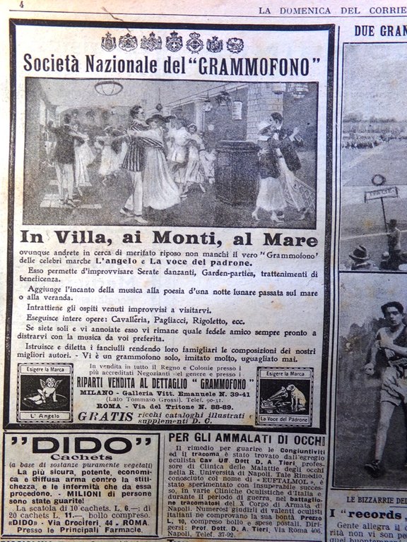 La Domenica del Corriere 29 Agosto 1920 Olimpiadi Anversa Frigerio …