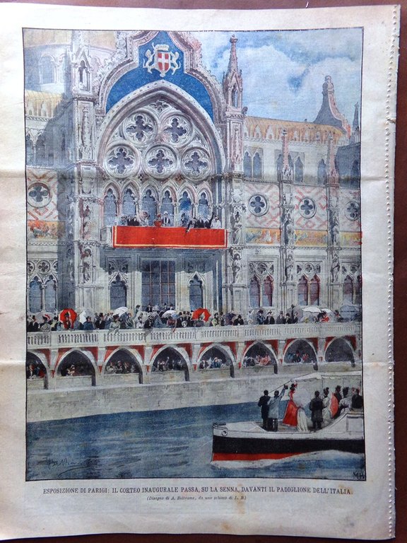 La Domenica del Corriere 29 Aprile 1900 Medina Napoli Rovereto …