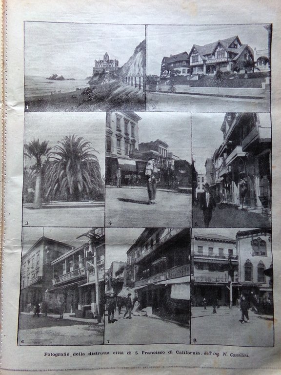 La Domenica del Corriere 29 Aprile 1906 Terremoto San Francisco … | Immagine Gallery 4