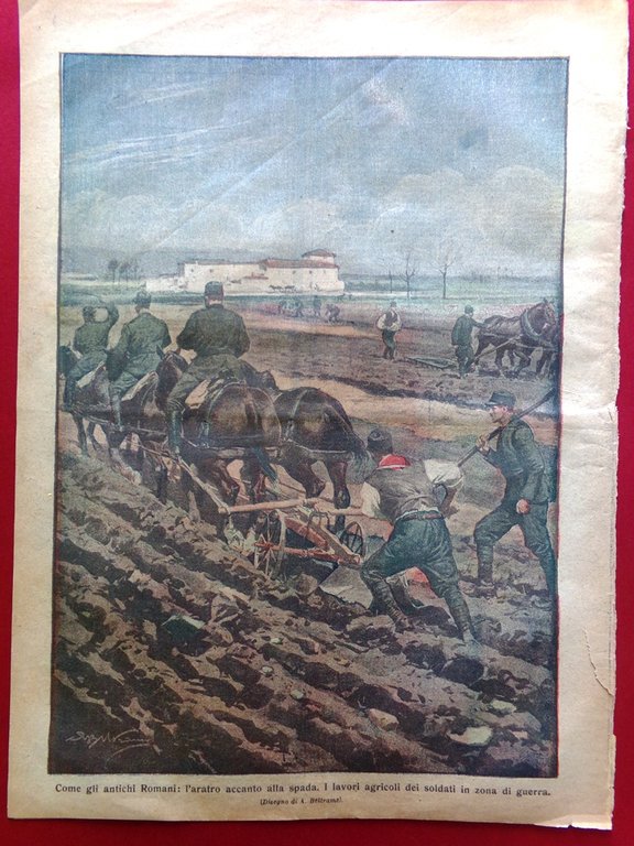 La Domenica del Corriere 29 Aprile 1917 WW1 Rivoluzione Russa …