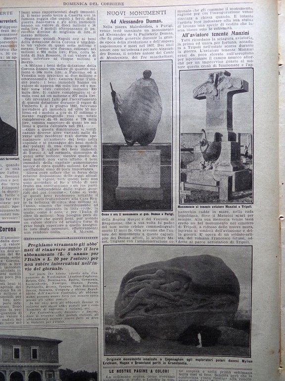 La Domenica del Corriere 29 Dicembre 1912 Reclame Delatour Betlemme …