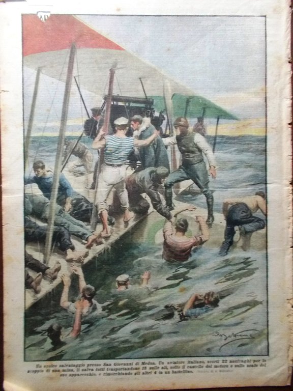 La Domenica del Corriere 29 Dicembre 1918 WW1 Guglielmo Salvatore …