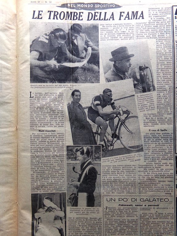 La Domenica del Corriere 29 Dicembre 1940 WW2 Duce Cometa …