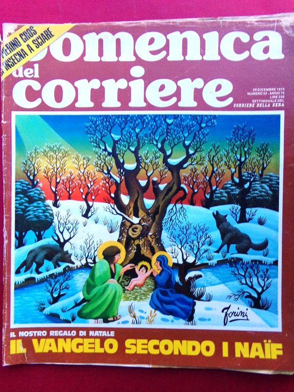 La Domenica del Corriere 29 Dicembre 1974 Vangeli Naif Karpov … | Immagine Gallery 1