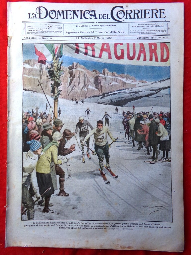 La Domenica del Corriere 29 Febbraio 1920 Siracusa Disastro Ronta …