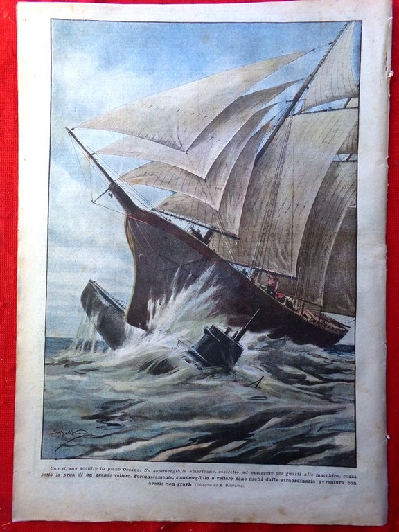 La Domenica del Corriere 29 Febbraio 1920 Siracusa Disastro Ronta …