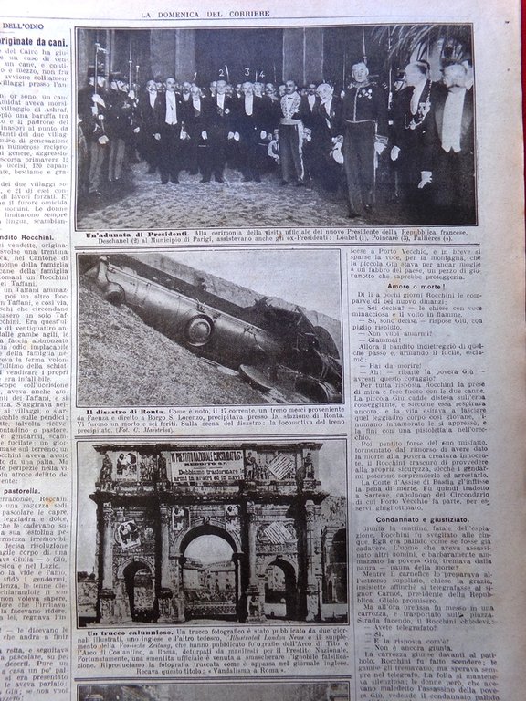 La Domenica del Corriere 29 Febbraio 1920 Siracusa Disastro Ronta …