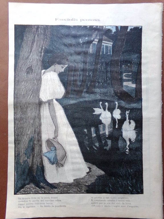 La Domenica del Corriere 29 Gennaio 1899 Alicante Vittoria Oceanic …