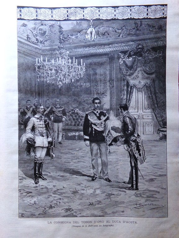 La Domenica del Corriere 29 Gennaio 1899 Alicante Vittoria Oceanic …