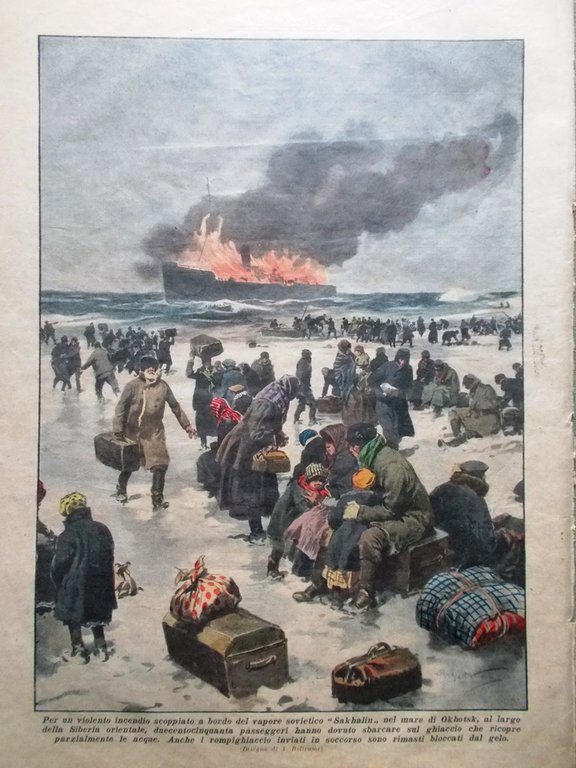 La Domenica del Corriere 29 Gennaio 1933 Marenco Tumulti in … | Immagine Gallery 3