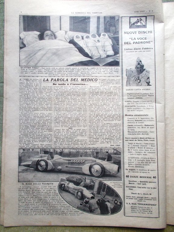 La Domenica del Corriere 29 Gennaio 1933 Marenco Tumulti in … | Immagine Gallery 4