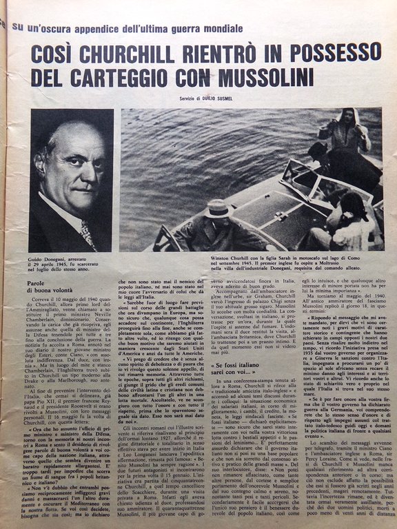 La Domenica del Corriere 29 Gennaio 1967 Mao Tse-Tung Churchill …
