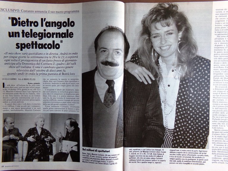 La Domenica del Corriere 29 Gennaio 1987 Guttuso Liz Taylor …